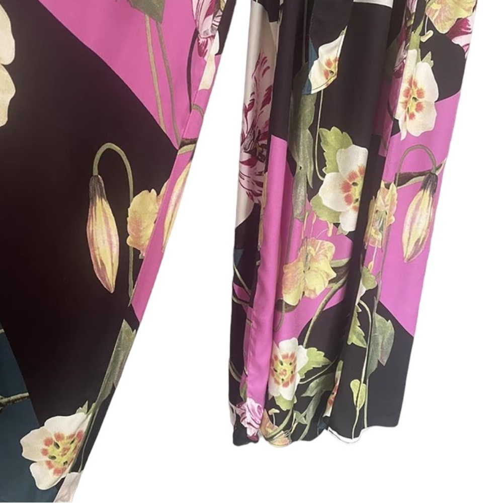 Ted Baker Maudee Printed Halter Neck Wide Leg Floral Jumpsuit Viscose - Picture 13 of 16
